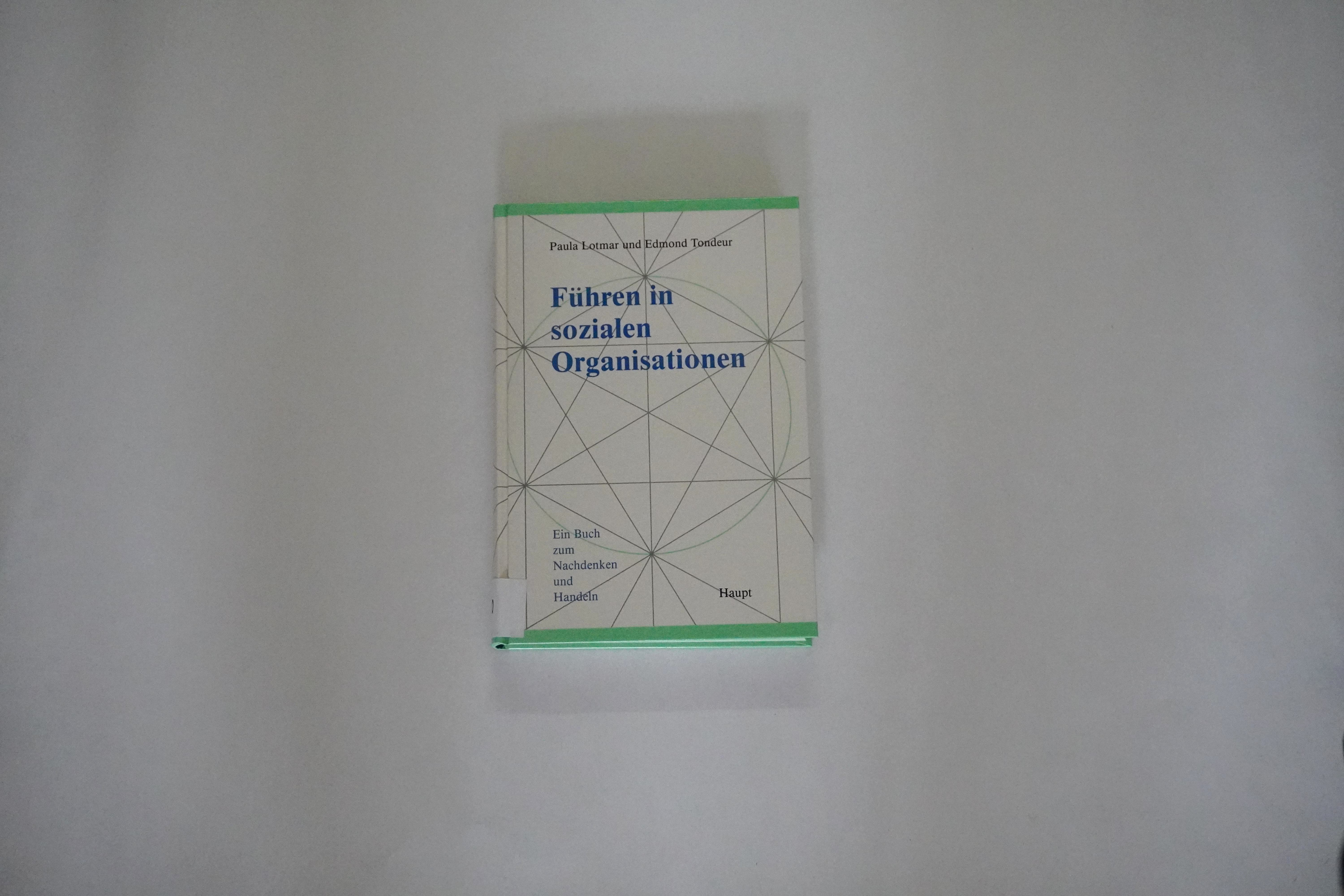 Führen in sozialen Organisationen