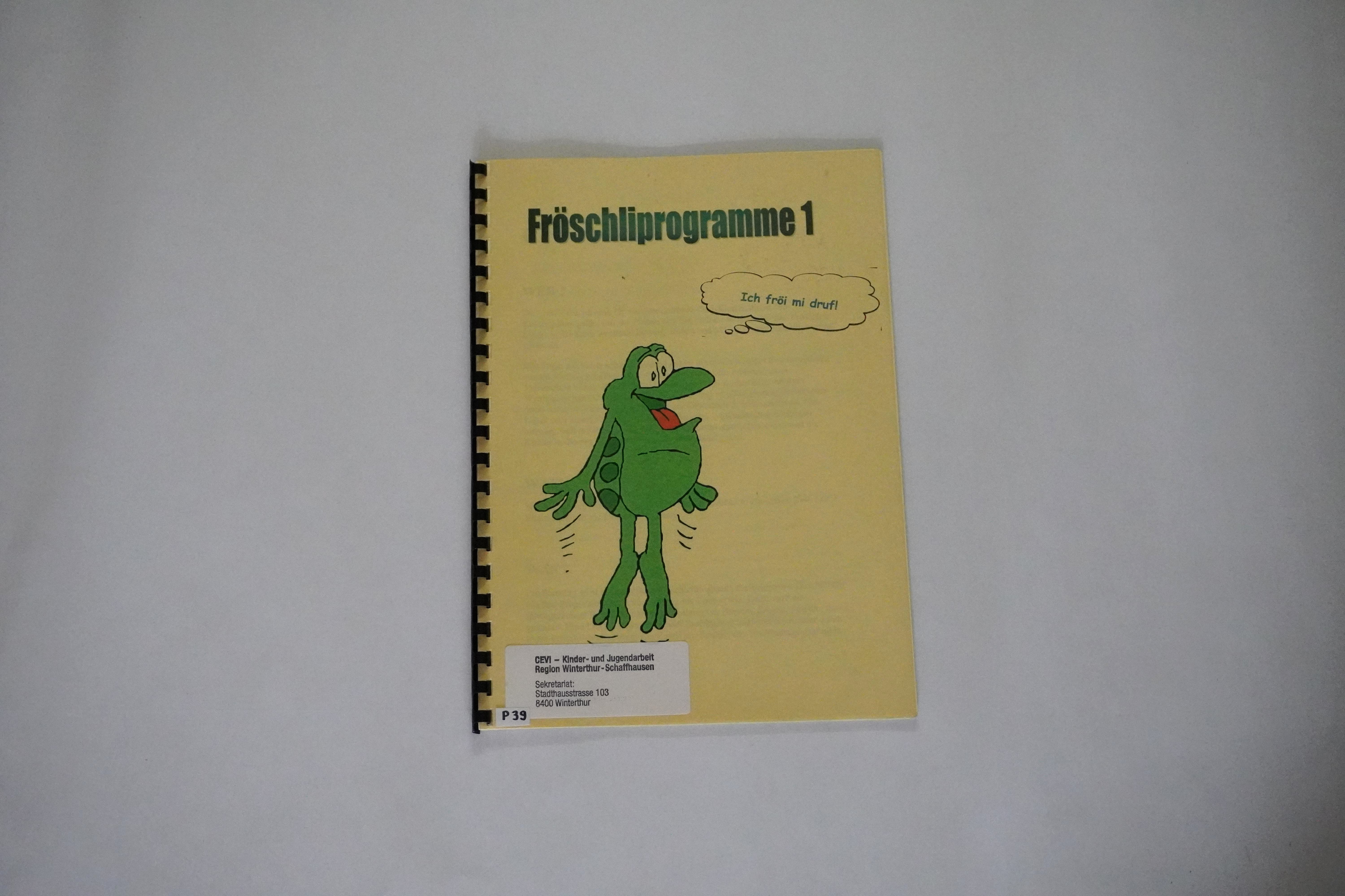 Fröschliprogramme 1